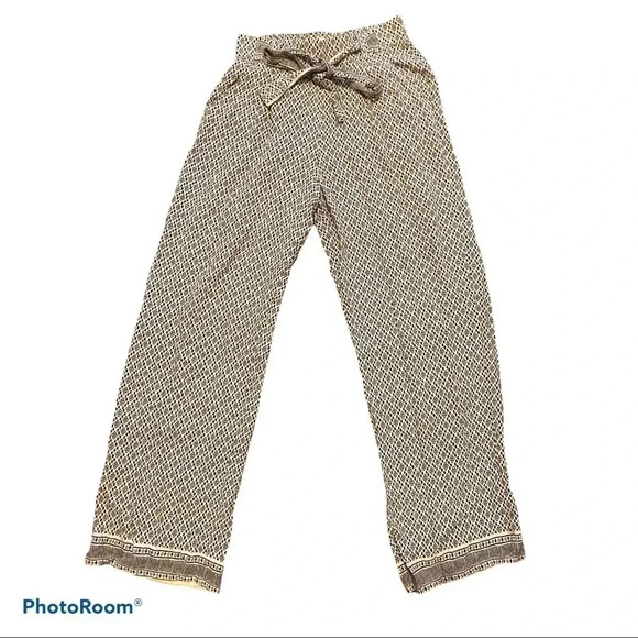 Solitaire Pallazo  elastic waist lounge wear pants Sz S - Picture 9 of 9